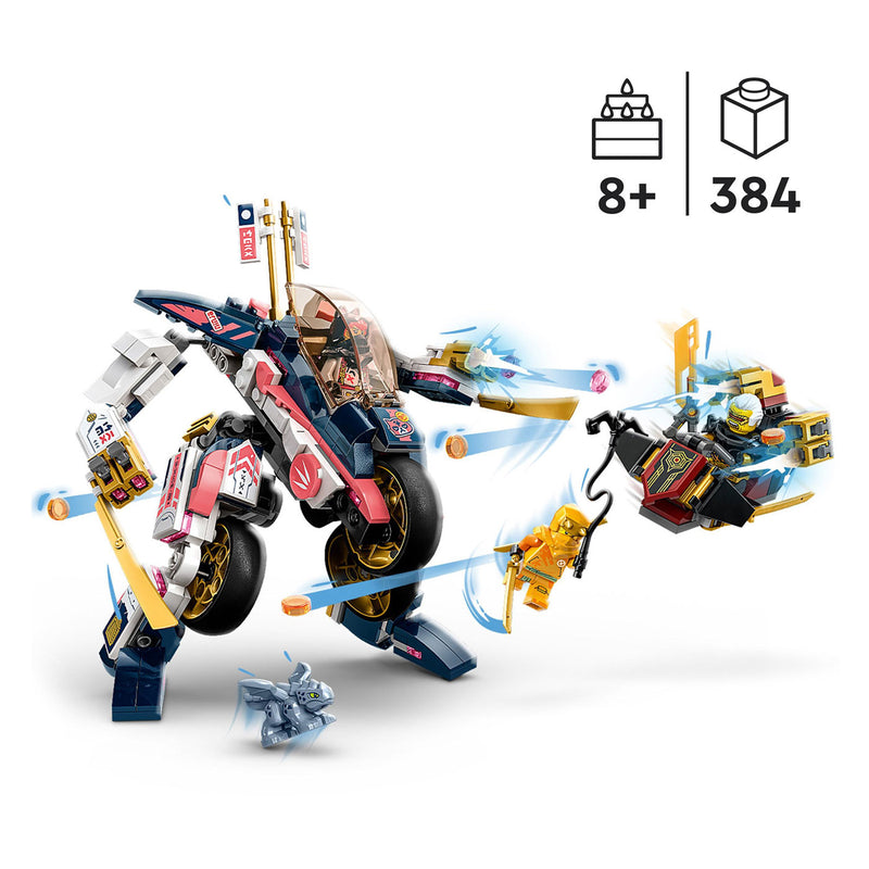 Load image into Gallery viewer, Lego LEGO Ninjago 71792 Sora’s Transformerende Mecharacemotor