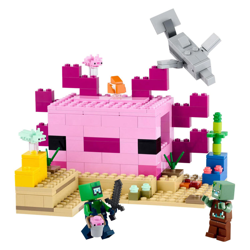 Load image into Gallery viewer, Lego LEGO Minecraft 21247 Het Axolotlhuis