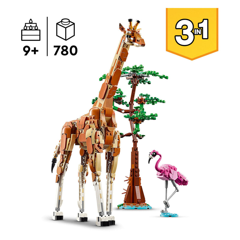 Afbeelding laden in galerijviewer, Lego creator 3in1 safaridieren - 31150