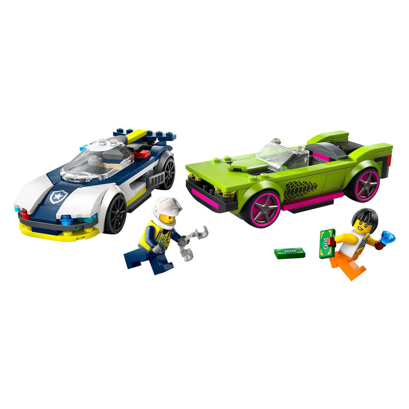 Load image into Gallery viewer, Lego city 60415 politiewagen en snelle autoachtervolging