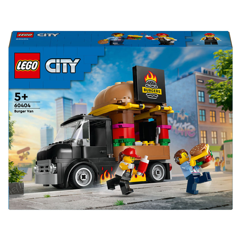 Afbeelding laden in galerijviewer, Lego city 60404 hamburgertruck