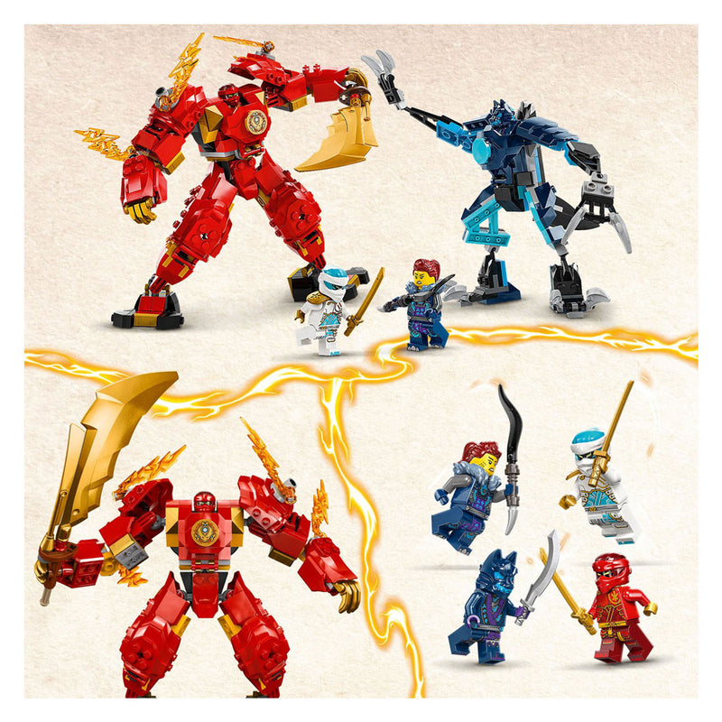 Load image into Gallery viewer, Lego ninjago 71808 kais elementaire vuurmecha