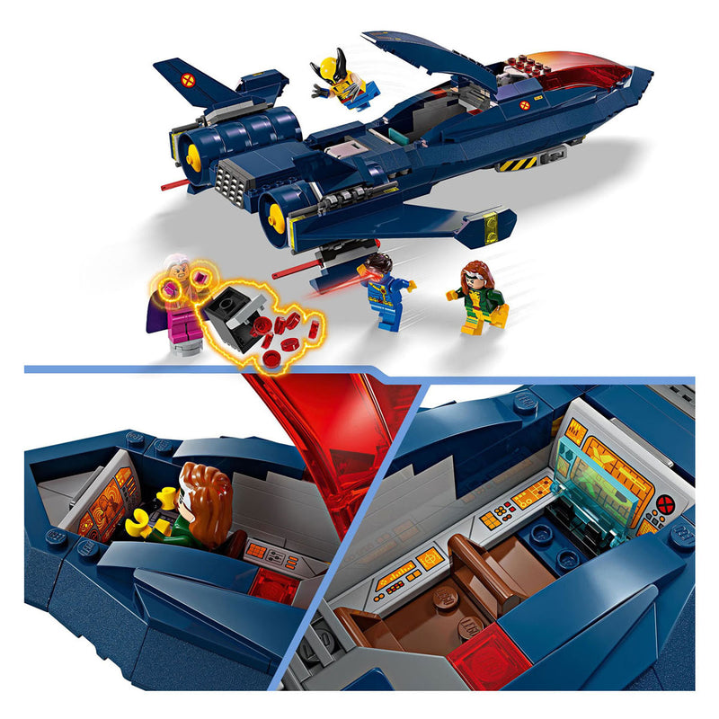 Load image into Gallery viewer, Lego super heroes 76281 x-men x-jet