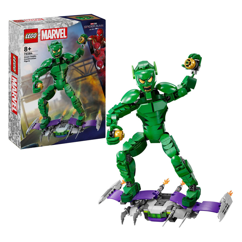 Laden Sie das Bild in Galerie -Viewer, Lego super heroes 76284 green goblin bouwfiguur