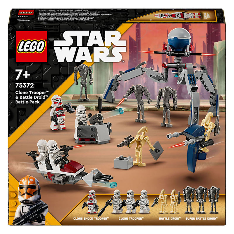Load image into Gallery viewer, Lego star wars 75372 clone trooper en battle droid battle pack