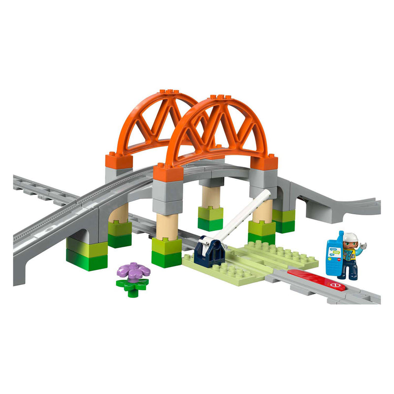 Chargez l'image dans la visionneuse de la galerie, Lego duplo town 10426 treinbrug en rails uitbreidingsset