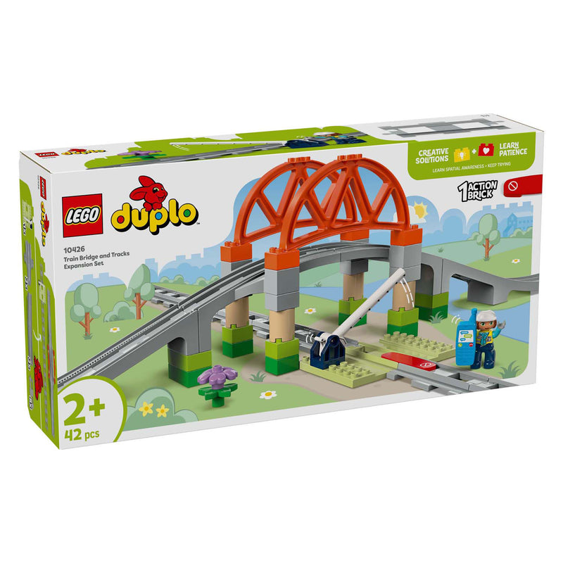 Chargez l'image dans la visionneuse de la galerie, Lego duplo town 10426 treinbrug en rails uitbreidingsset