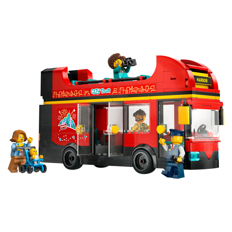 Chargez l'image dans la visionneuse de la galerie, Lego city toeristische rode dubbeldekker - 60407