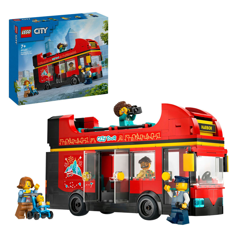 Load image into Gallery viewer, Lego city 60407 toeristische rode dubbeldekker