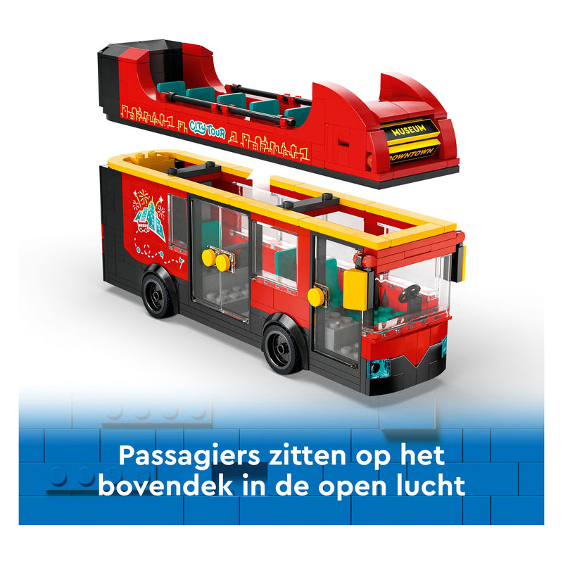 Chargez l'image dans la visionneuse de la galerie, Lego city toeristische rode dubbeldekker - 60407