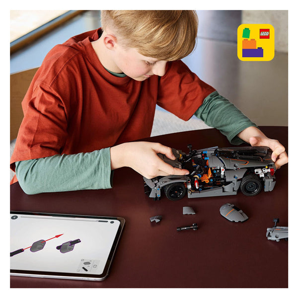 Load image into Gallery viewer, Lego technic 42173 koenigsegg jesko absolut grijze hypercar