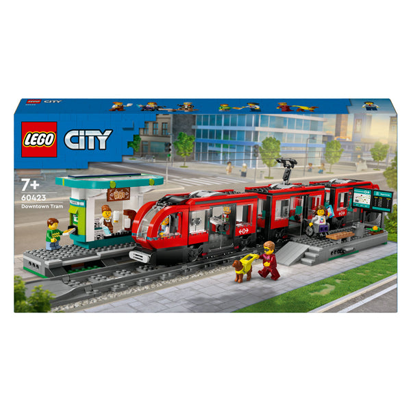 Load image into Gallery viewer, Lego city 60423 stadstram en station