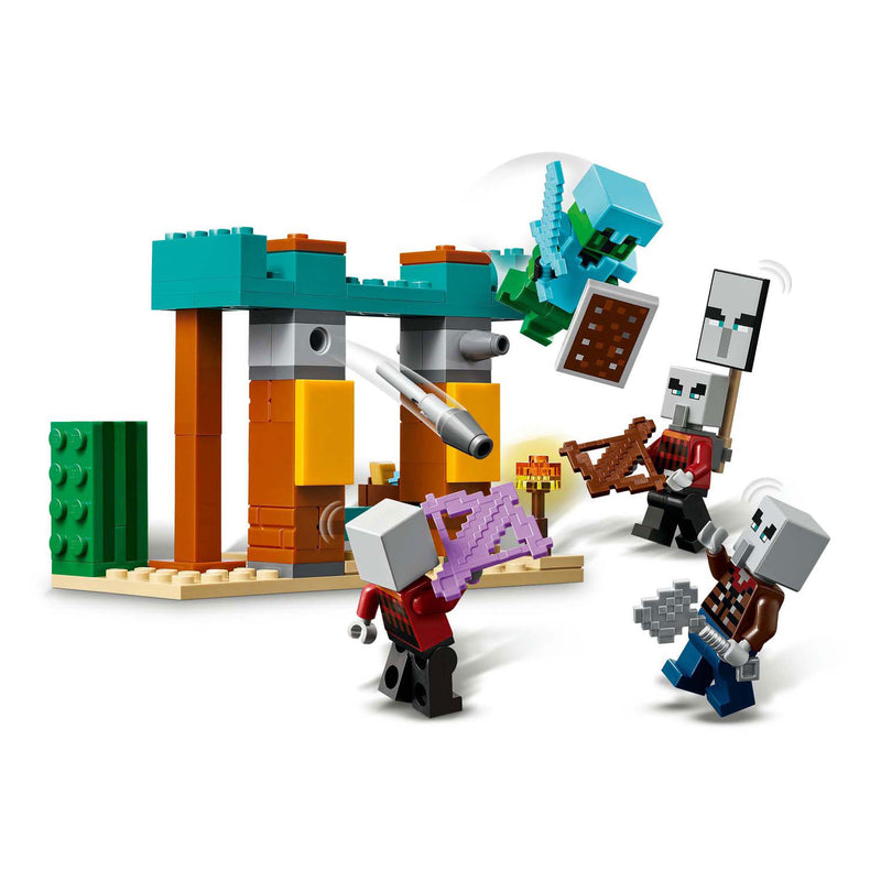 Load image into Gallery viewer, Lego minecraft 21267 de illagers in de woestijn