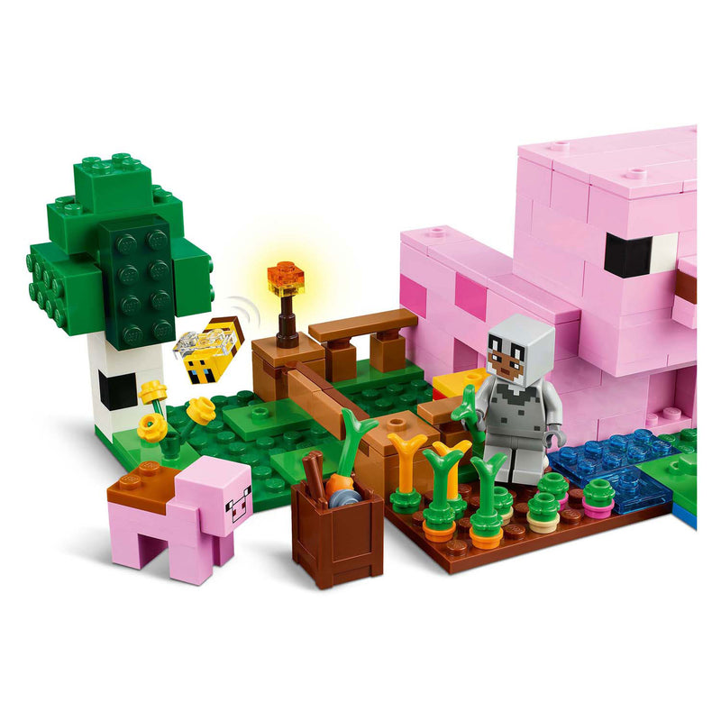 Load image into Gallery viewer, Lego minecraft 21268 het huis van het biggetje