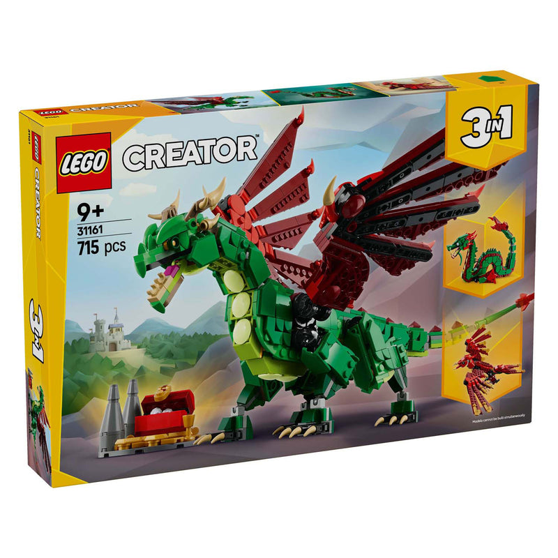 Afbeelding laden in galerijviewer, Lego creator 3in1 middeleeuwse draak - 31161