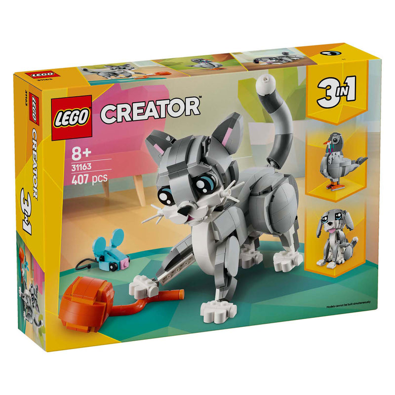 Afbeelding laden in galerijviewer, Lego creator 3in1 speelse kat dieren - 31163