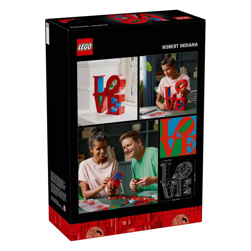 Afbeelding laden in galerijviewer, Lego art love woonaccessoire decoratie bouwpakket voor volwassenen, valentijnscadeau - 31214