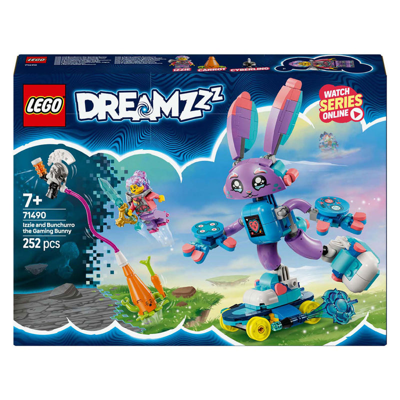 Afbeelding laden in galerijviewer, Lego dreamzzz 71490 izzie en bunchurro het gamende konijn