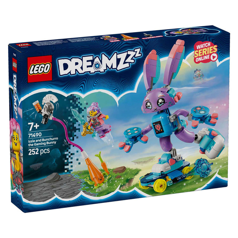 Afbeelding laden in galerijviewer, Lego dreamzzz 71490 izzie en bunchurro het gamende konijn