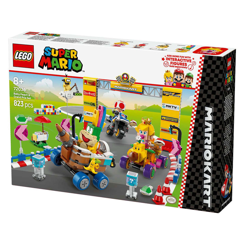 Chargez l'image dans la visionneuse de la galerie, Lego super mario 72036 mario kart baby peach en grand prix set