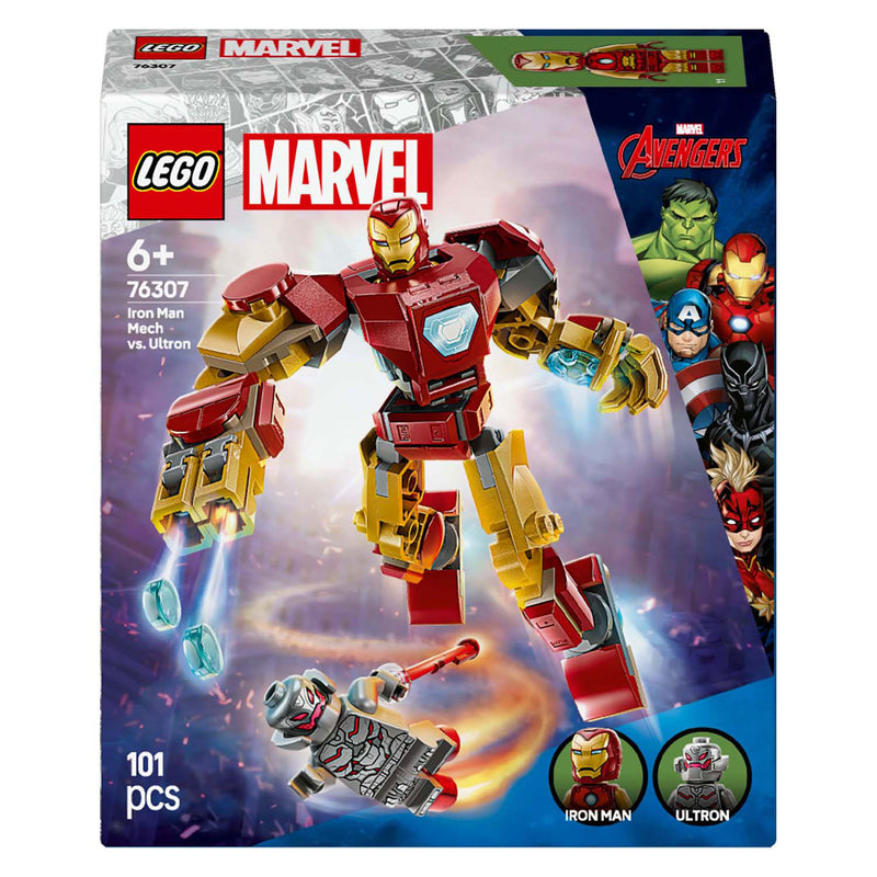 Load image into Gallery viewer, Lego super heroes 76307 iron man mecha vs. ultron