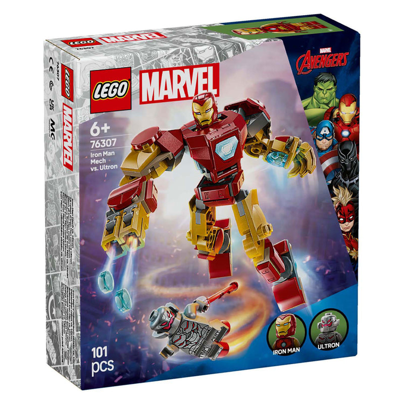 Load image into Gallery viewer, Lego super heroes 76307 iron man mecha vs. ultron