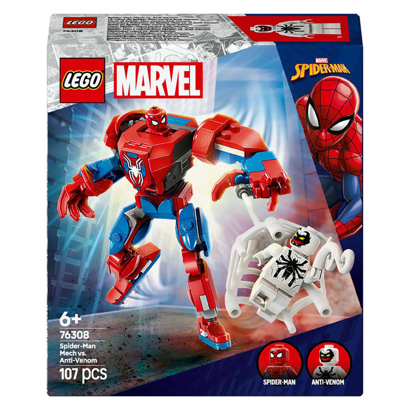 Load image into Gallery viewer, Lego super heroes 76308 spider-man mecha vs. anti-venom