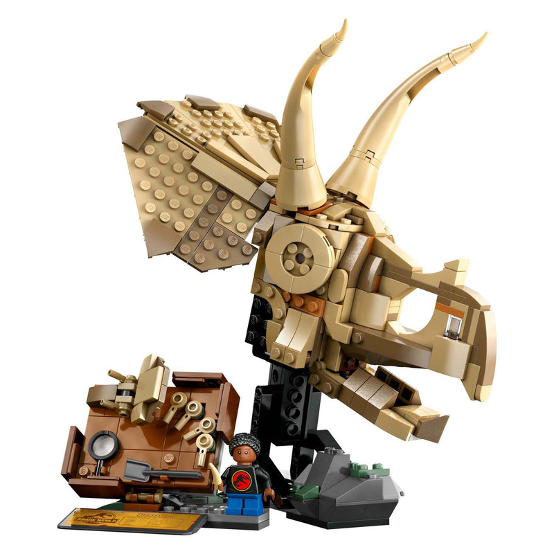 Afbeelding laden in galerijviewer, Lego jurassic world dinosaurusfossielen: triceratops schedel - 76969