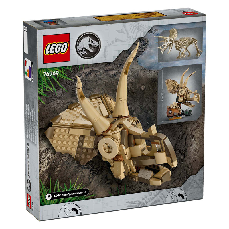 Afbeelding laden in galerijviewer, Lego jurassic world dinosaurusfossielen: triceratops schedel - 76969