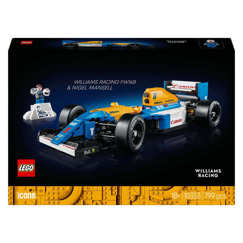 Load image into Gallery viewer, Lego icons - williams racing fw14b en nigel mansell constructiespeelgoed (10353)