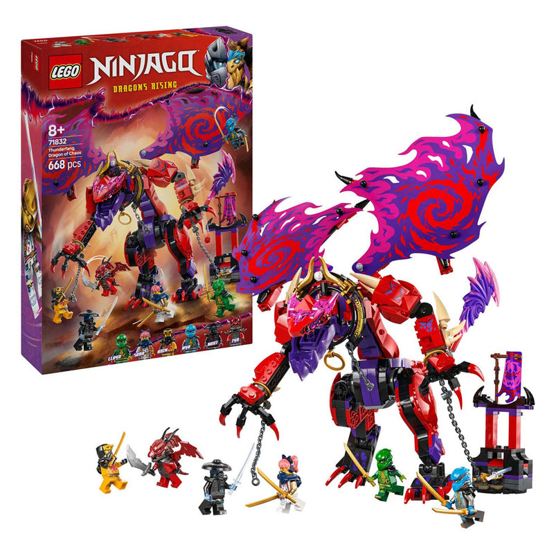 Laden Sie das Bild in Galerie -Viewer, Lego ninjago 71832 thunderfang dragon of chaos