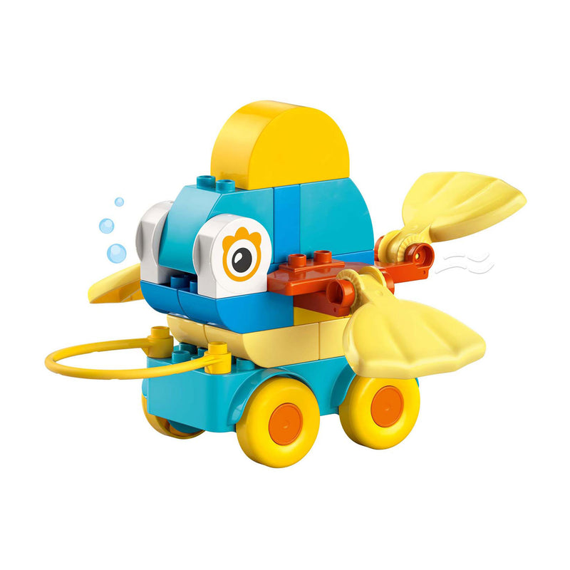Afbeelding laden in galerijviewer, Lego duplo 10448 3-in-1 dieren op wielen peuterspeelgoed