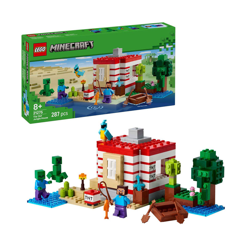 Load image into Gallery viewer, Lego minecraft 21275 het tnt junglehuis