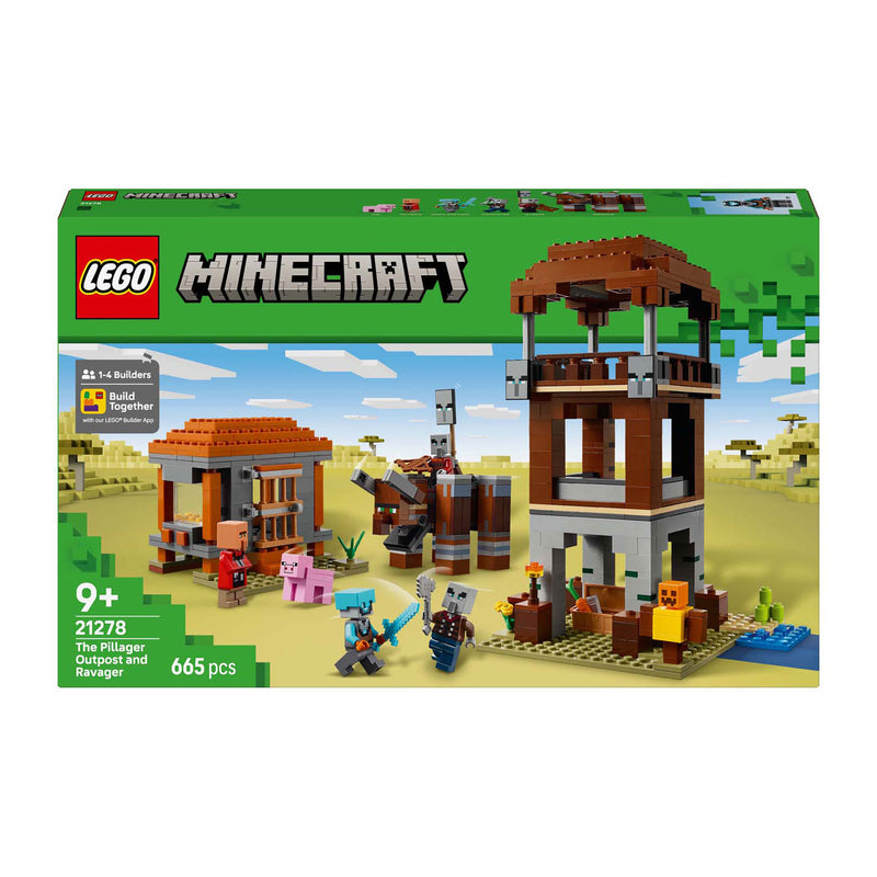 Load image into Gallery viewer, Lego minecraft 21278 de plunderaar buitenpost en verwoester