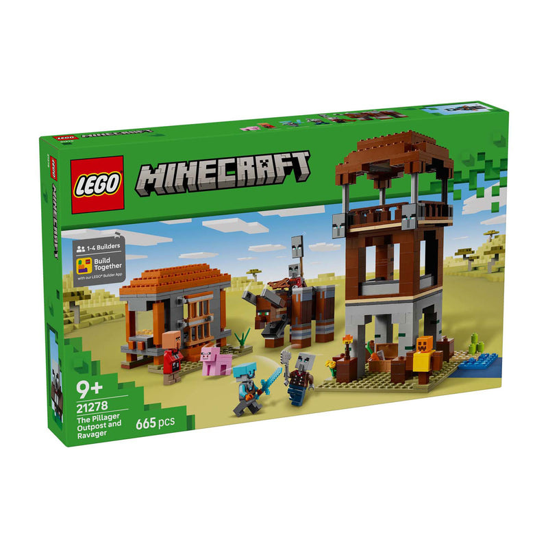 Afbeelding laden in galerijviewer, Lego minecraft 21278 de plunderaar buitenpost en verwoester