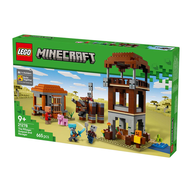 Afbeelding laden in galerijviewer, Lego minecraft 21278 de plunderaar buitenpost en verwoester