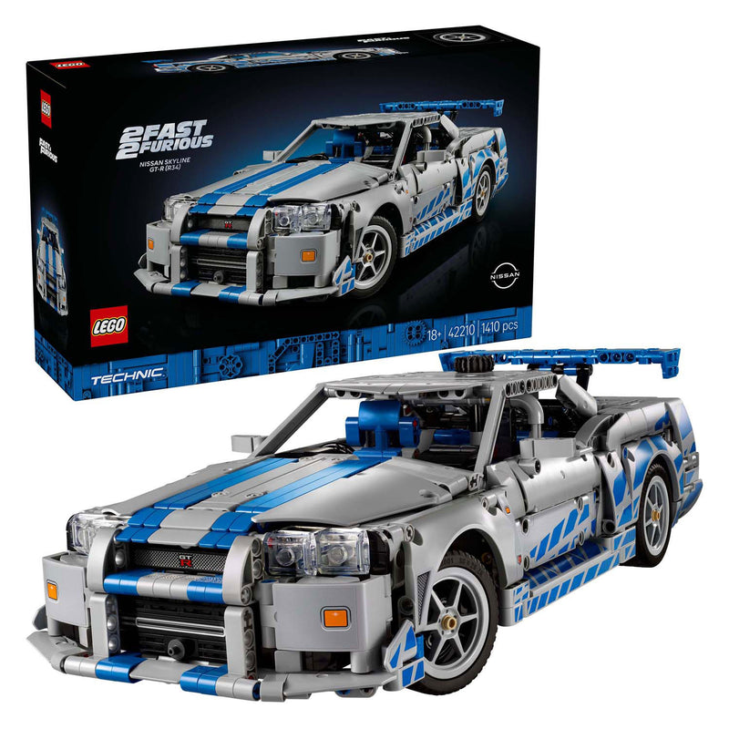 Load image into Gallery viewer, Lego technic 42210 2 fast 2 furious nissan skyline gt-r (r34) auto