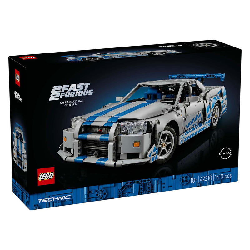 Afbeelding laden in galerijviewer, Lego ® technic 2 fast 2 furious nissan skyline gt-r (r34) auto - 42210