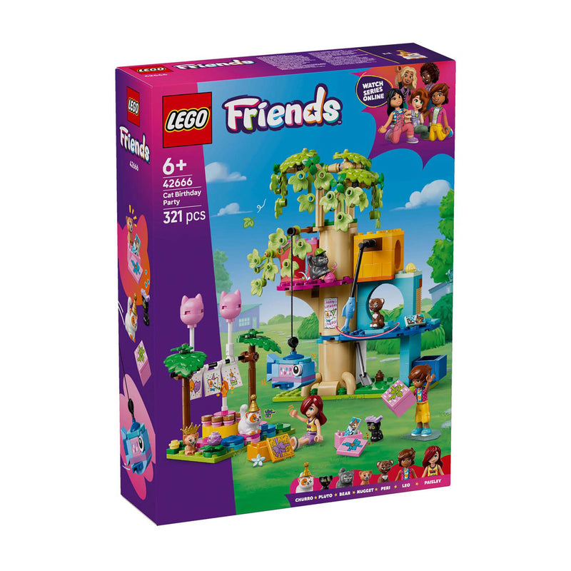 Chargez l'image dans la visionneuse de la galerie, Lego friends 42666 kattenverjaardagsfeestje en boomhut