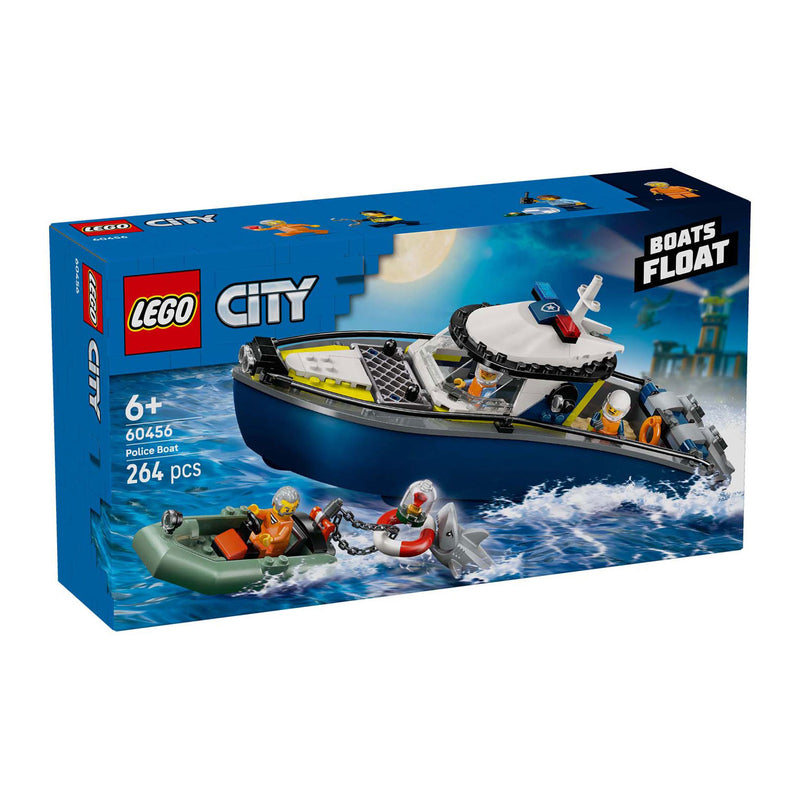 Afbeelding laden in galerijviewer, Lego ® city achtervolging met politieboot, drijft echt - 60456
