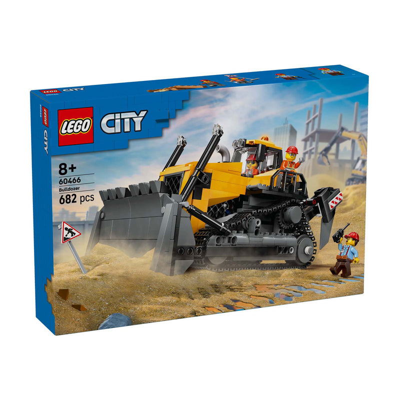 ギャラリービューアに画像をロードする, Lego ® city gele bulldozer, bouwplaatsvoertuig - 60466
