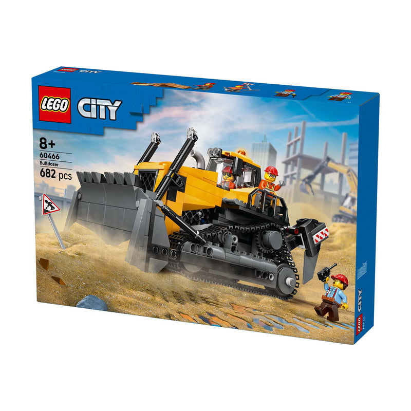 ギャラリービューアに画像をロードする, Lego ® city gele bulldozer, bouwplaatsvoertuig - 60466