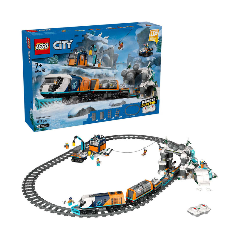Chargez l'image dans la visionneuse de la galerie, Lego city onderzoekstrein op de noordpool voertuig speelgoed - 60470