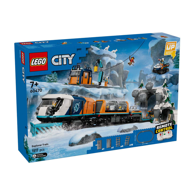 Chargez l'image dans la visionneuse de la galerie, Lego city onderzoekstrein op de noordpool voertuig speelgoed - 60470