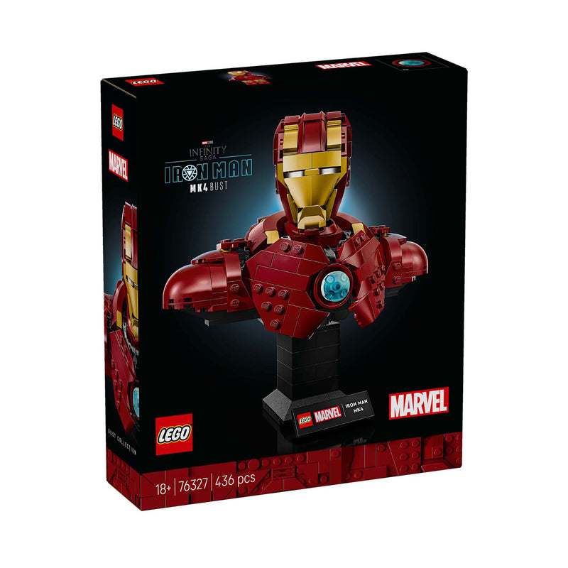 Afbeelding laden in galerijviewer, Lego super heroes marvel 76327 iron man mk4 buste
