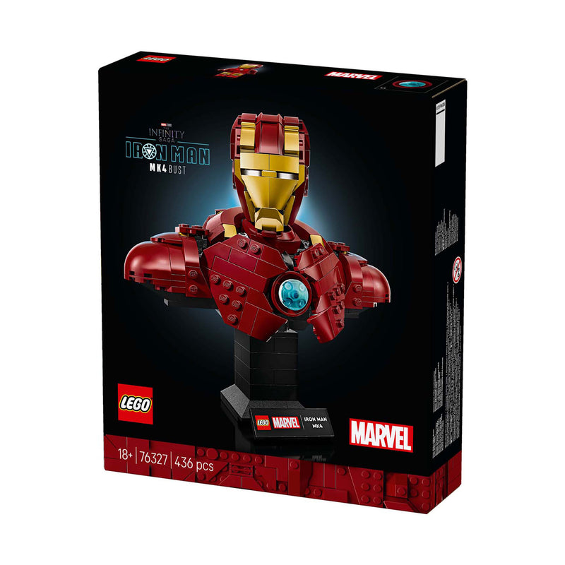Afbeelding laden in galerijviewer, Lego super heroes marvel 76327 iron man mk4 buste
