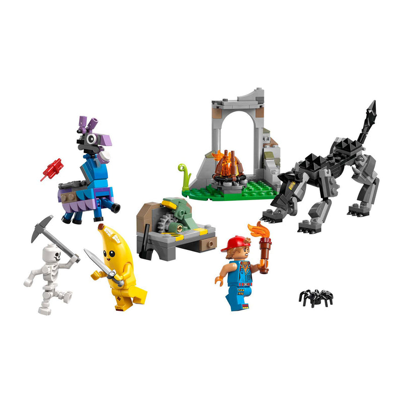 Load image into Gallery viewer, Lego fortnite - peely en sparkplugs kamp constructiespeelgoed (77075)