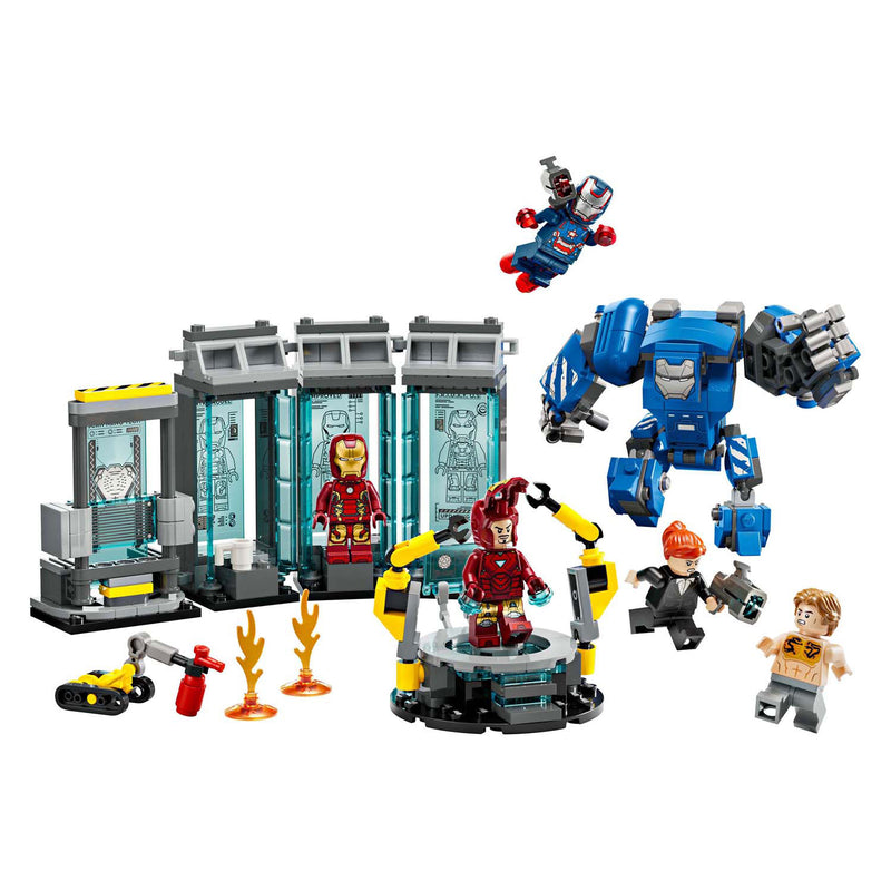 Afbeelding laden in galerijviewer, Lego marvel iron mans laboratorium: harnasruimte set - 76315