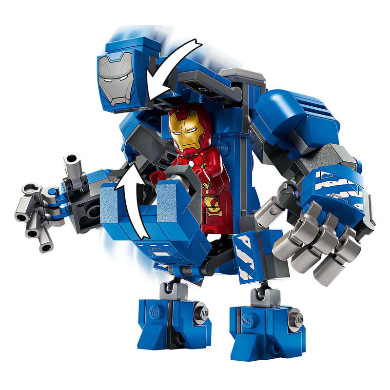 Afbeelding laden in galerijviewer, Lego marvel iron mans laboratorium: harnasruimte set - 76315