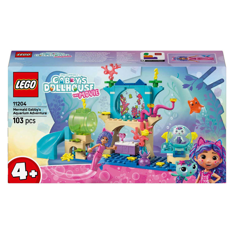 Laden Sie das Bild in Galerie -Viewer, Lego gabby's poppenhuis - zeemeermin gabby's aquariumavontuur constructiespeelgoed (11204)